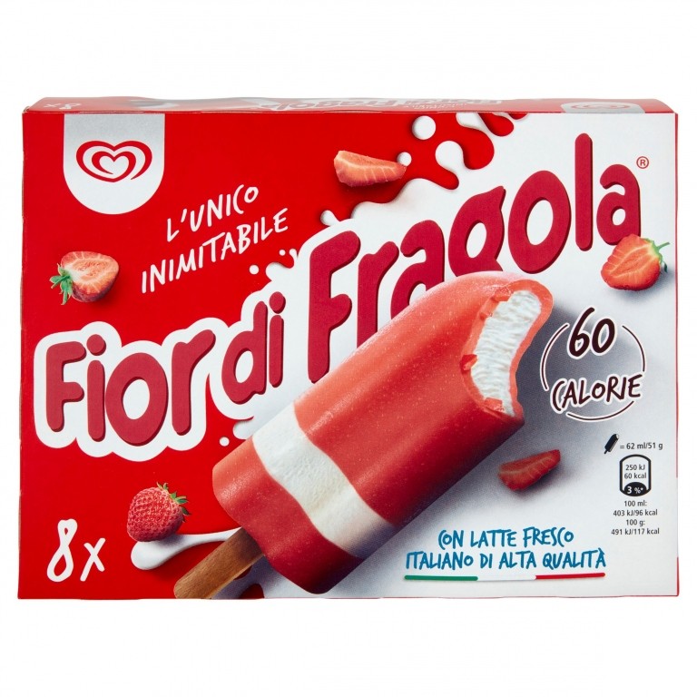 FIOR DI FRAGOLA ALGIDA MPK X8 NEW GR.408