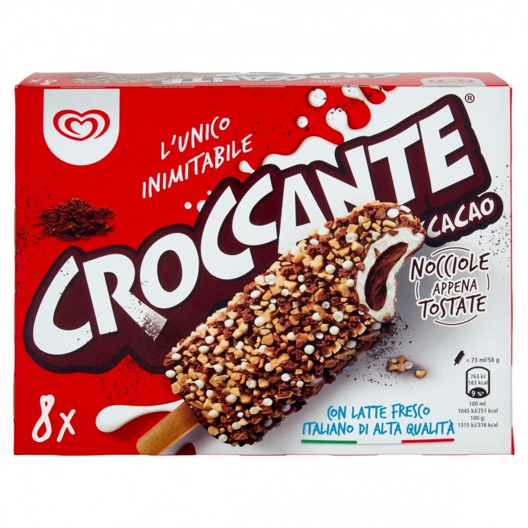 CROCCANTE CIOCCOLATO ALGIDA MPK X8 NEW GR.464