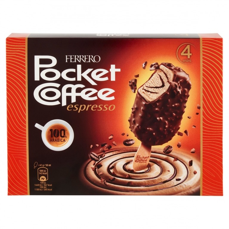 GELATO FERRERO POCKET COFFEE T1X4 GR.164