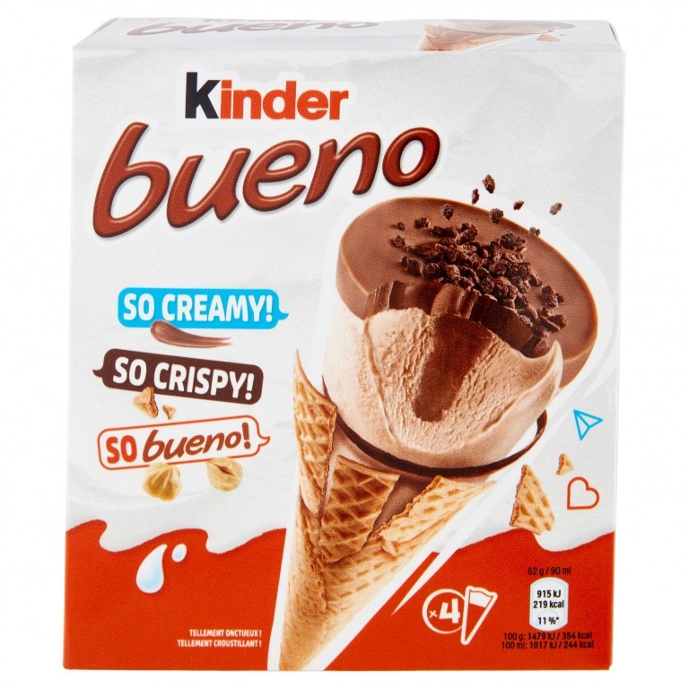 GELATO KINDER BUENO CONO CLASSICO T1X4 GR.248