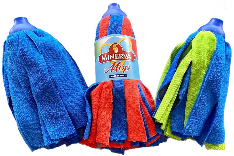 MINERVA MOP MICROFIBRA GR.160 A STRISCE