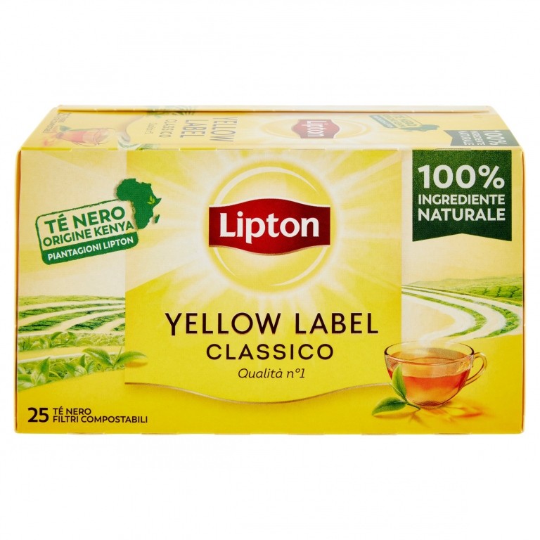 THE LIPTON YELLOW LABEL 25 FILTRI