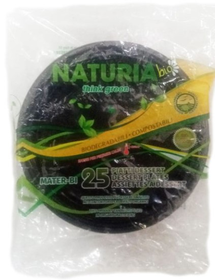 ARISTEA PIATTI DESSERT NERO NATURIA MTB PZ.25