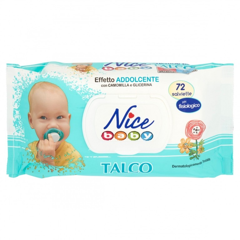 SALV.NICE BABY TALCO PZ.72 C/COPERCHIO