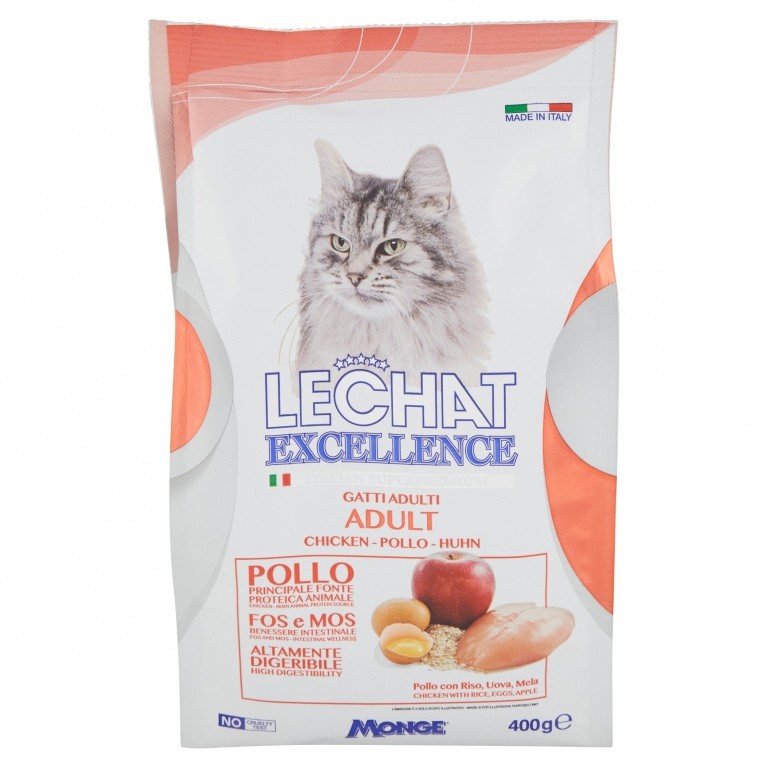 MONGE LECHAT EXCELLENCE ADULT SECCO GATTO G.400
