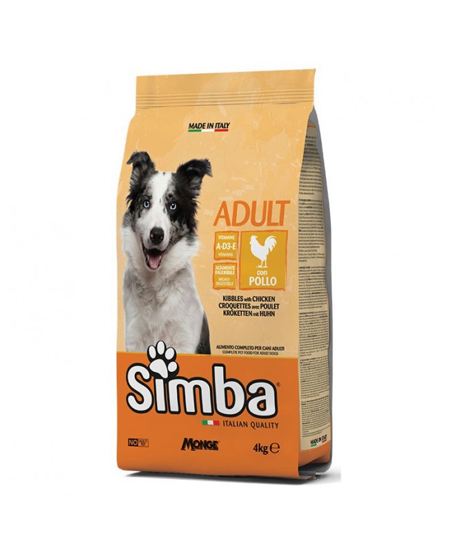 MONGE SIMBA CANE POLLO CROCCHETTE KG.4