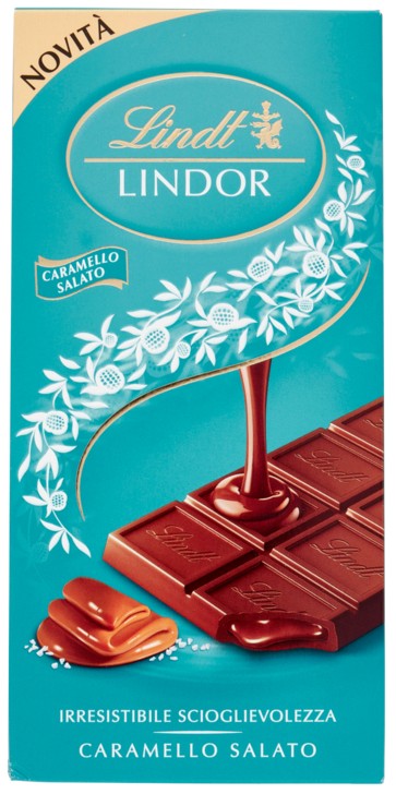 LINDT TAV.LINDOR CARAMELLO SALATO GR.100