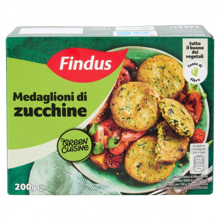 MEDAGLIONI DI ZUCCHINE FINDUS G200