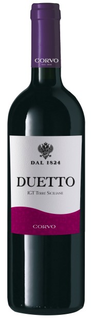 VINO CORVO DUETTO R.SO TERRE SIC.IGT CL75