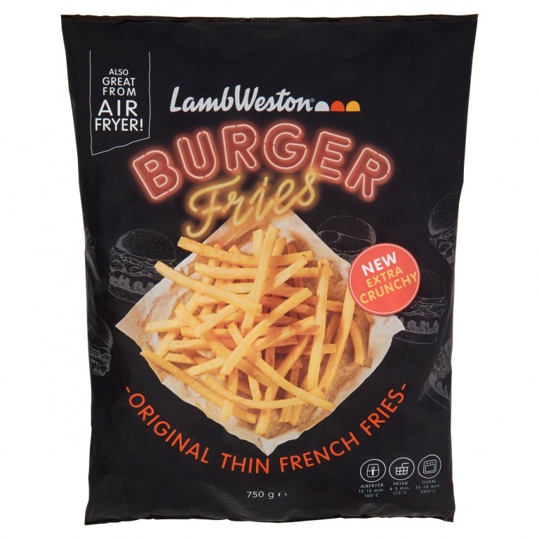 LE PATATE BURGER FRIES LAMBWESTON G750