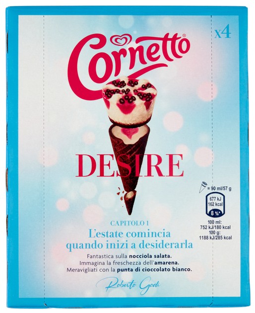ALGIDA CORNETTO DESIRE X4 G228