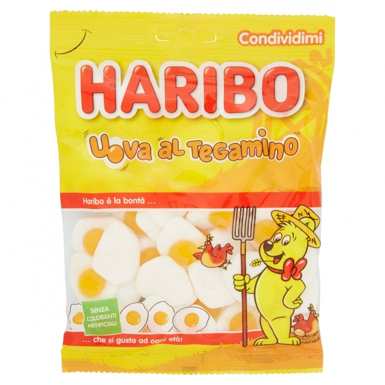 CARAMELLE HARIBO UOVA TEGAMINO GR.175
