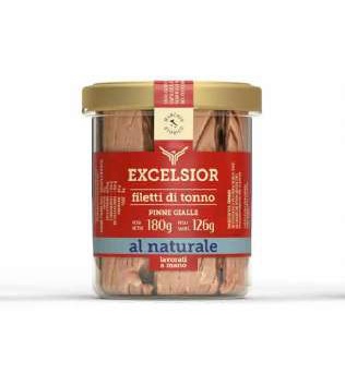 TONNO FIL.NATURALE VASO EXCELSIOR GR.180