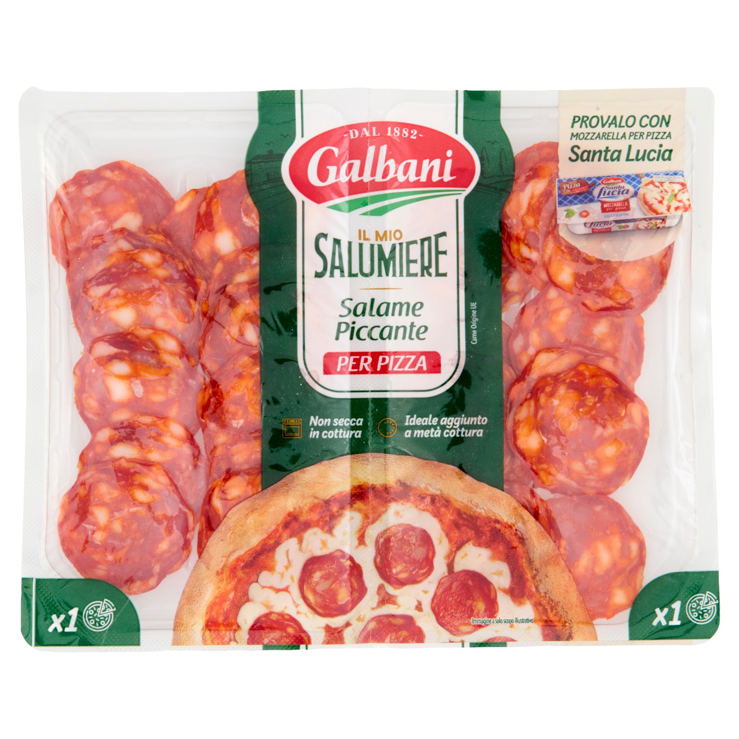 AFF.SALAME PICCANTE PER PIZZA GR.80 GALBANI