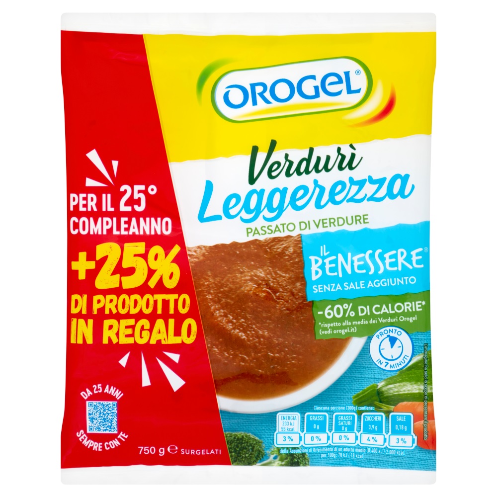 OROGEL VERDURI'LEGGEREZZA G600