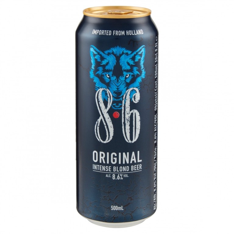BIRRA BAVARIA 8.6 ORIGINAL BLOND CL.50 LATTINA