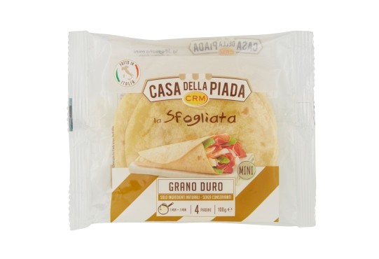 CASA DELLA PIADA PIADINA MINI GRANO DURO GR.100