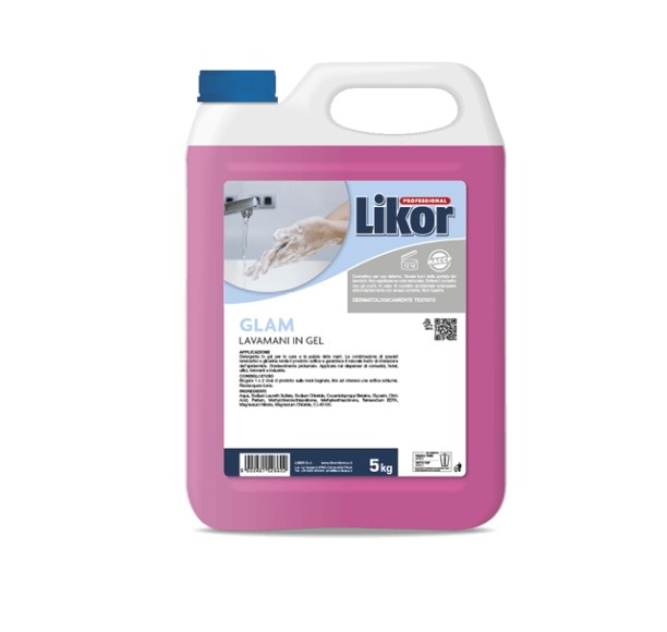 SAP.LIQ.LAVAMANI GEL GLAM LIKOR LT 5