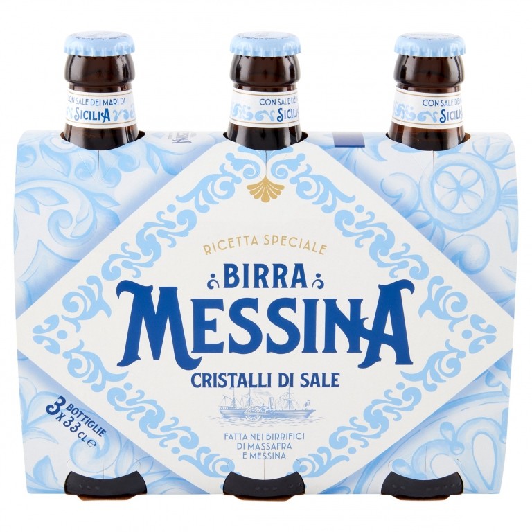 BIRRA MESSINA CRISTALLI DI SALE CL.33X3