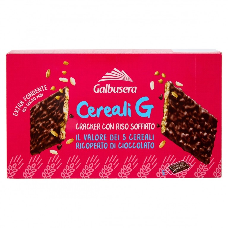 CRACKERS GALBUSERA CEREALI G RIC.FONDENTE GR.150