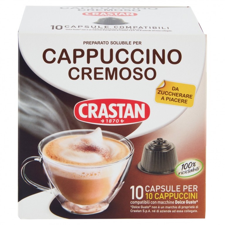 CRASTAN CAPPUCCINO CREMOSO CAPS X10PZ DOLCEGUSTO