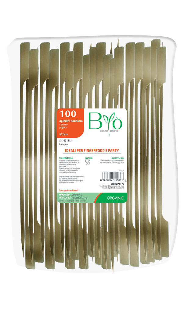 SPIEDINI BANDIERA BYO CM 20 PZ.100