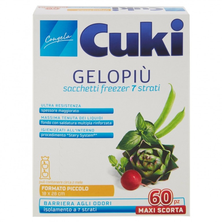SACCH.GELOPIU'CUKI MAXI SCORTA MIS PICCOLA