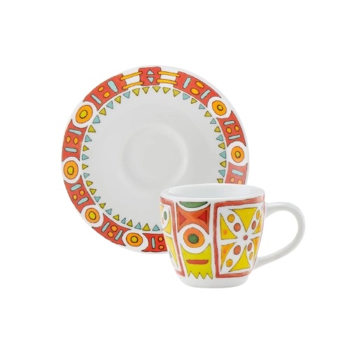 TAZZINA CAFFE'C/PIATTINO GIALLO PAGNOSSIN