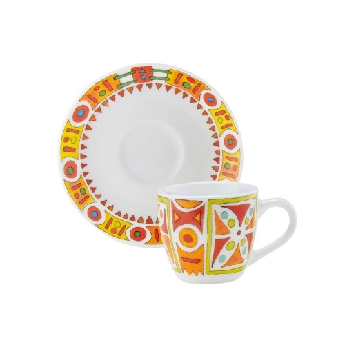 TAZZINA CAFFE'C/PIATTINO ROSSO PAGNOSSIN