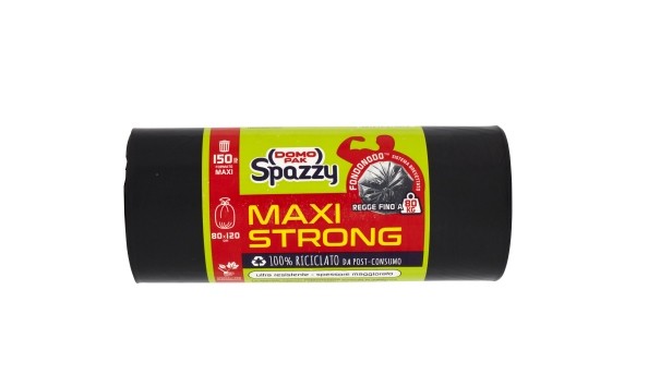 SACC.NETT.DOMOPAK MAXISTRONG 80X120 NERO.LT.150