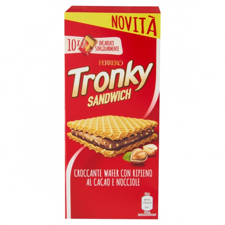 FERRERO TRONKY SANDWICH T10 GR.220
