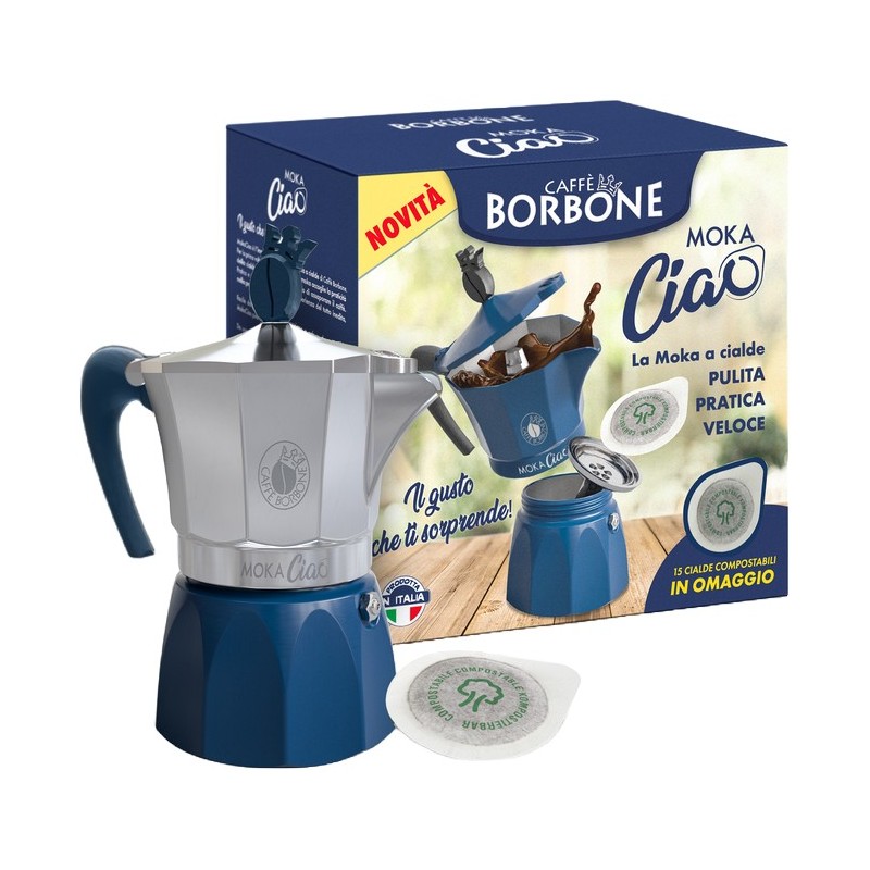 BORBONE MACCHINA CAFFE'MOKA CIAO A CIALDE