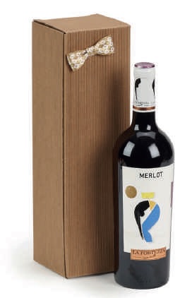 ASTUCCIO PORTABOTTIGLIA AVANA 1 BTG
