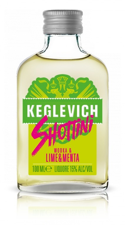 KEGLEVICH VODKA&LIME&MENTA ML.100 SHOTTINI