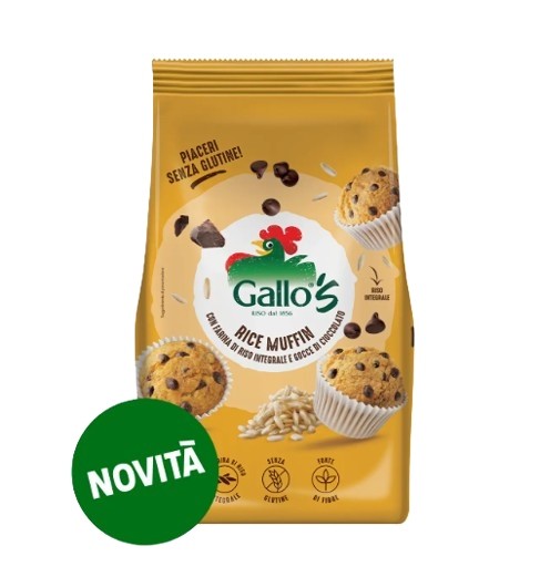 MUFFIN GALLO RISO INTEGR.&GOC.CIOCC.GR.200