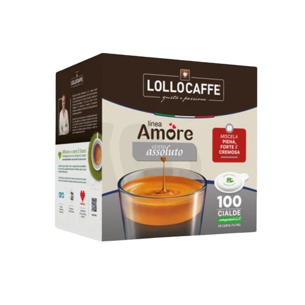 CAFFE' LOLLO CIALDA AMORE ASSOLUTO X100 PZ