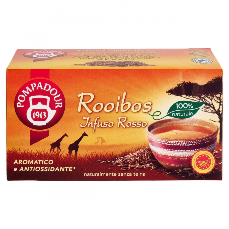 INFUSO POMPADOUR ROOIBOS 20 FILTRI