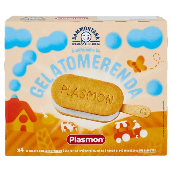 GELATO MERENDA PLASMON X4