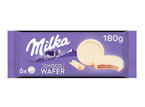 MILKA CHOCO WAFER WHITE GR.180