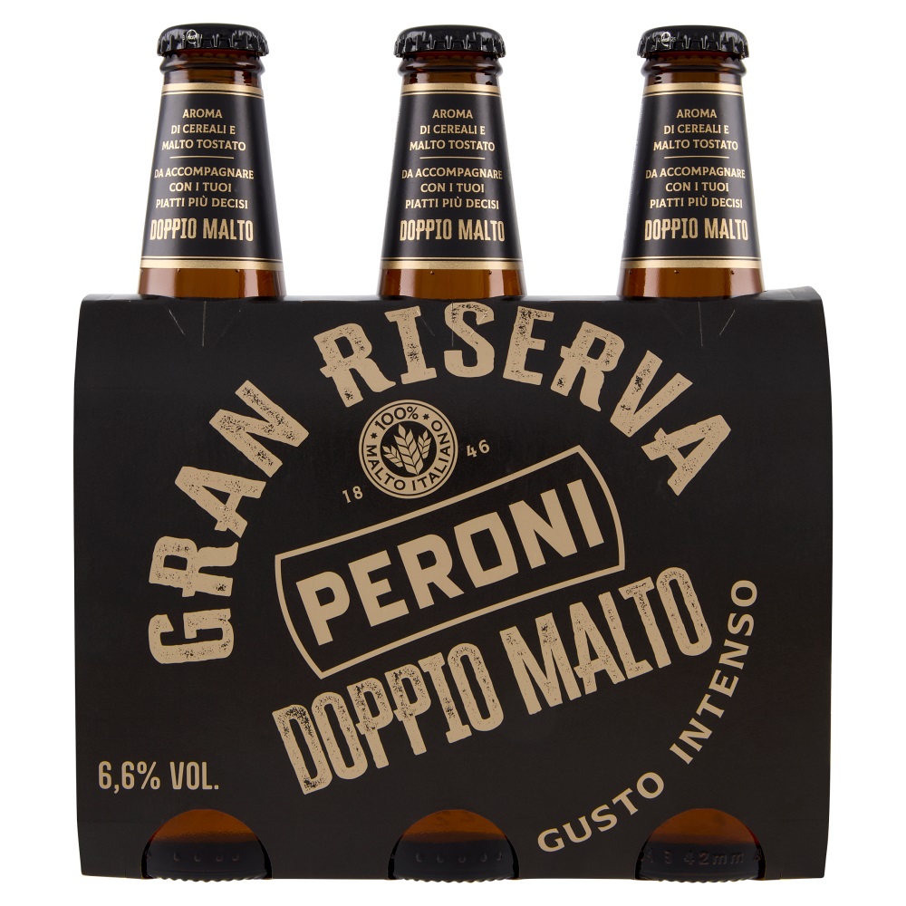 BIRRA PERONI DOPPIO MALTO G.RIS.CL.33X3