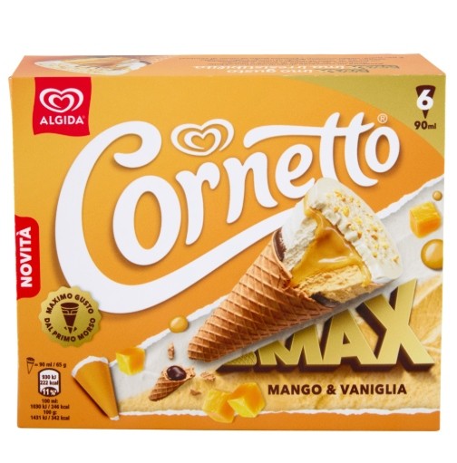 ALGIDA CORNETTO MAX MANGO X6 G390