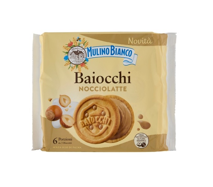 BISC. M.BIANCO BAIOCCHI NOCCIOLATTE GR.168