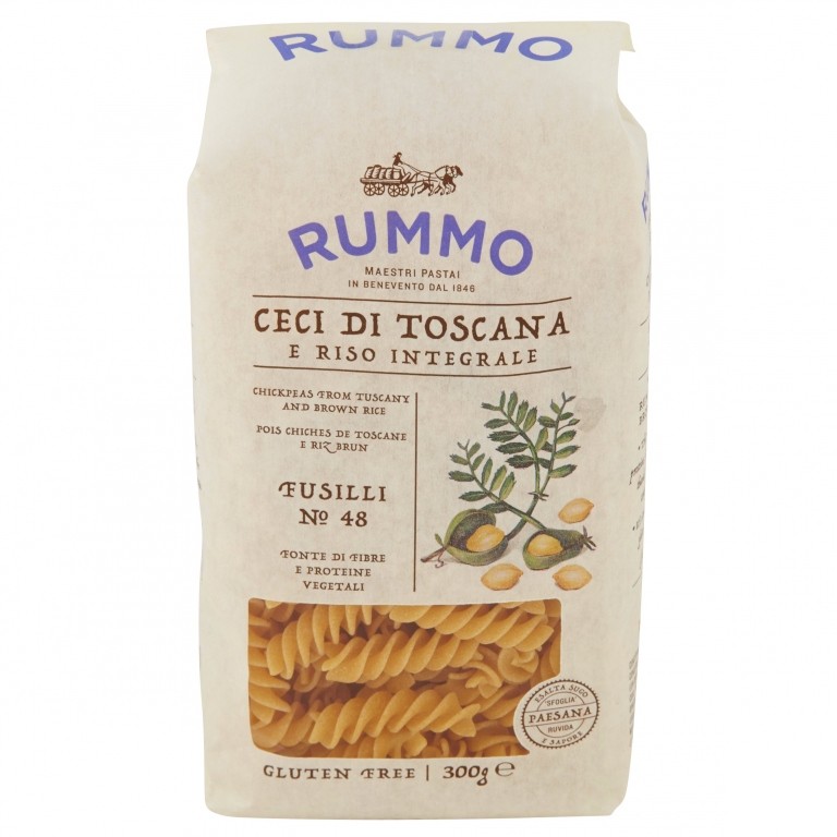 PASTA RUMMO AI LEGUMI S/G N.48 FUSILLI GR300