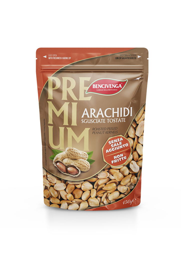 BENCIVENGA ARACHIDI SGUSCIATI T/NS 150G DOYPACK