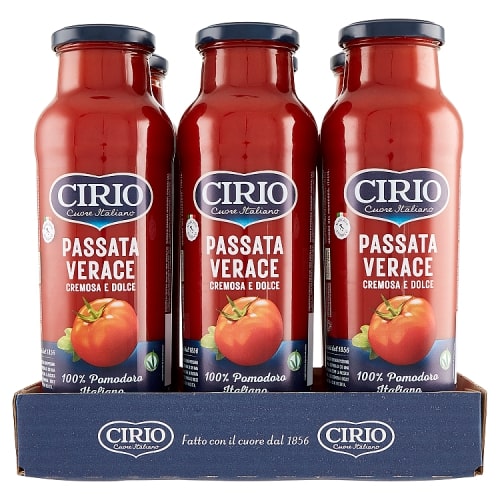PASSATA CIRIO VERACE VETRO ML.700X6