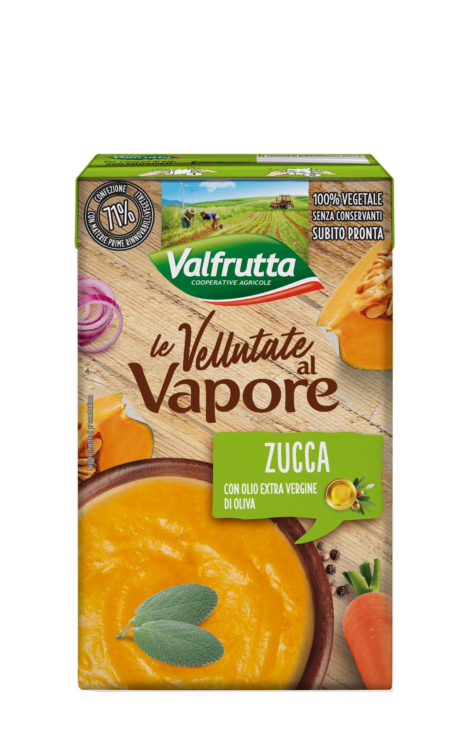 VALFRUTTA LE VELLUTATE ZUCCA GR.500
