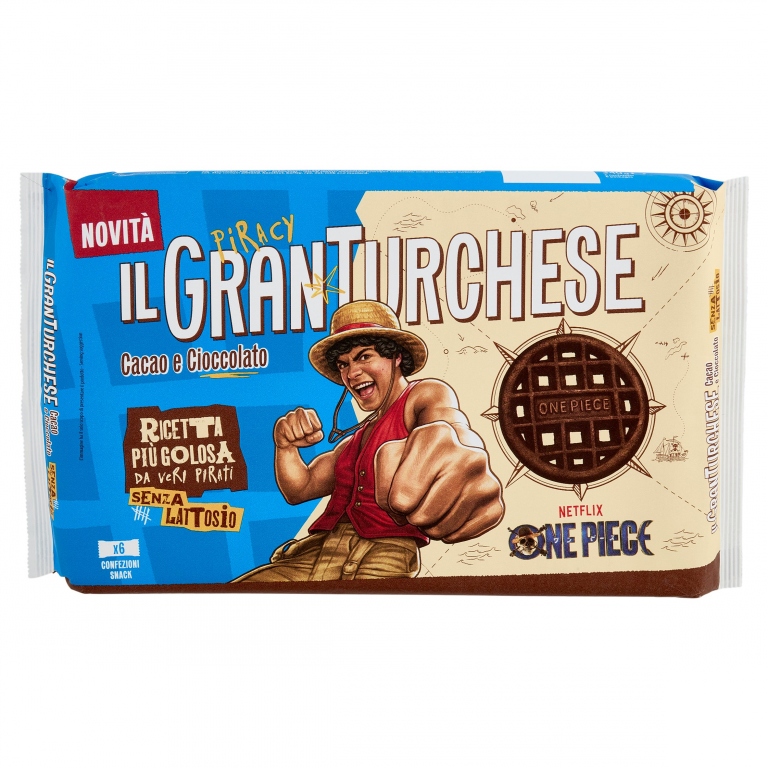 BISC.GRAN TURCHESE CACAO/CIOCC. S/LATTOSIO GR.340