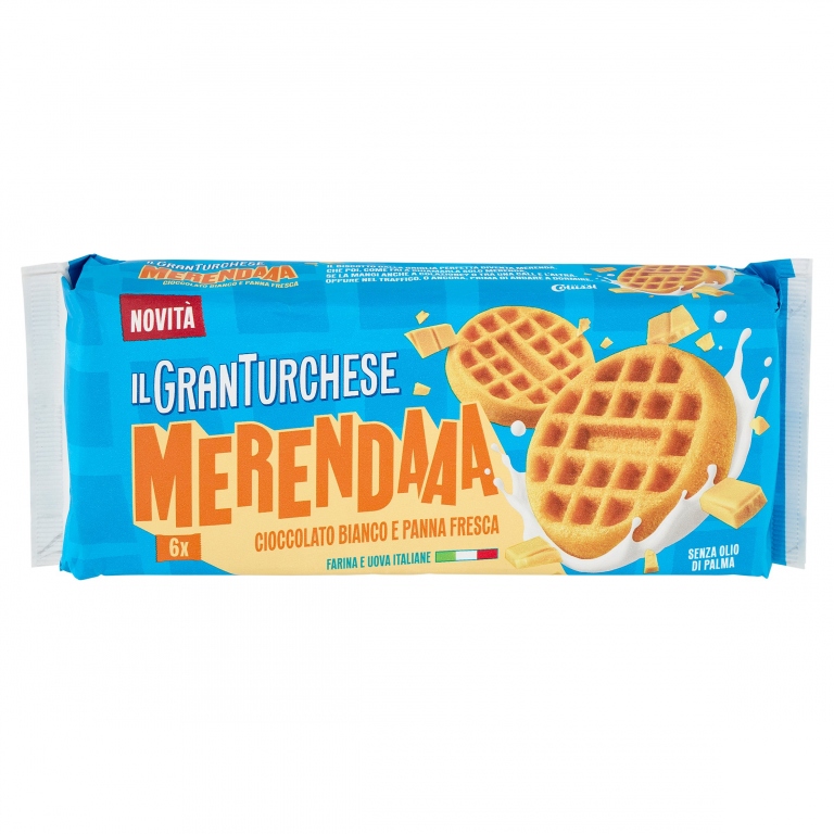 MERENDA GRAN TURCHESE CIOCC. BIANCO/PANNA GR.240
