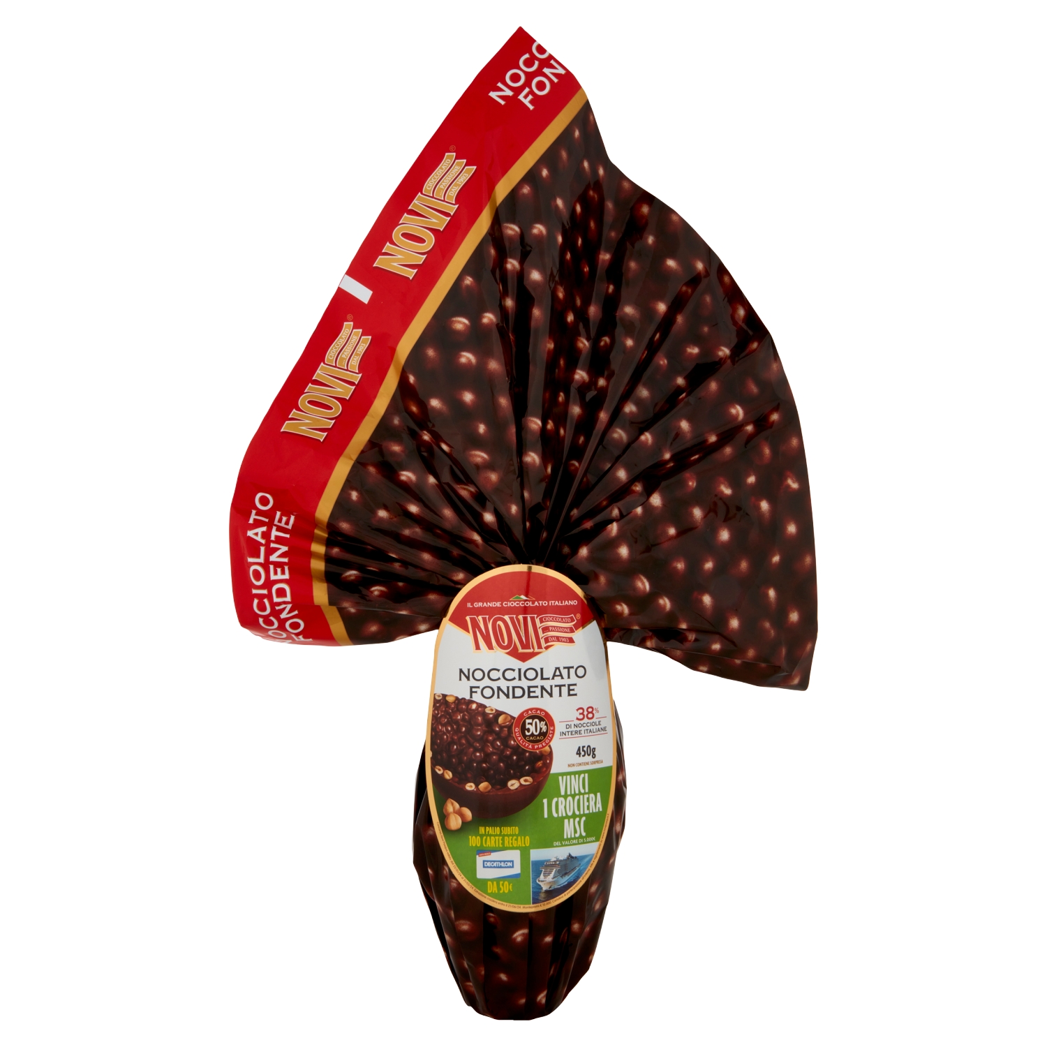 UOVO NOVI NOCCIOLATO FONDENTE GR.450