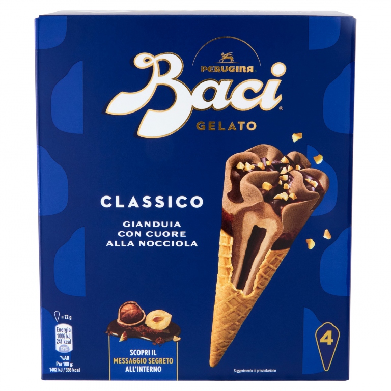 CONO BACI PERUGINA X4 G288